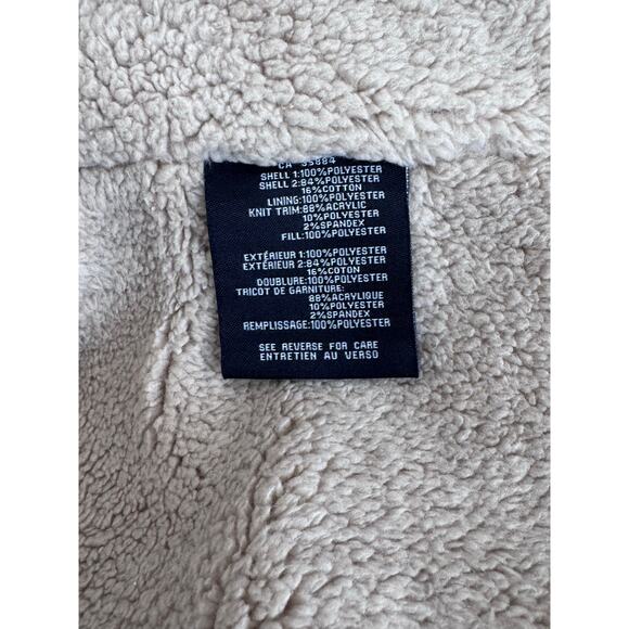 Cole Haan Signature Men’s Large Black Quilted Sherpa Lined Puffer Jacket - Picture 5 of 7